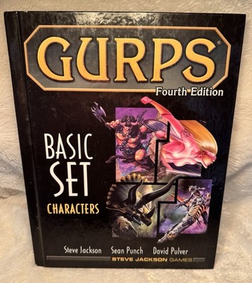 SJG GURPS 4th Ed Basic Set - Characters  RPG Game Book