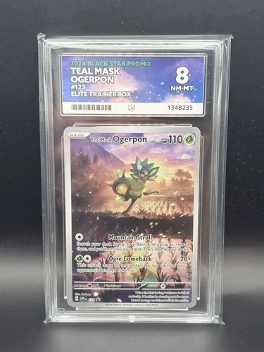 2024 Pokemon TCG Near Mint SVP EN Black Star Promo #123 Teal Mask Ogerpon Ace 8