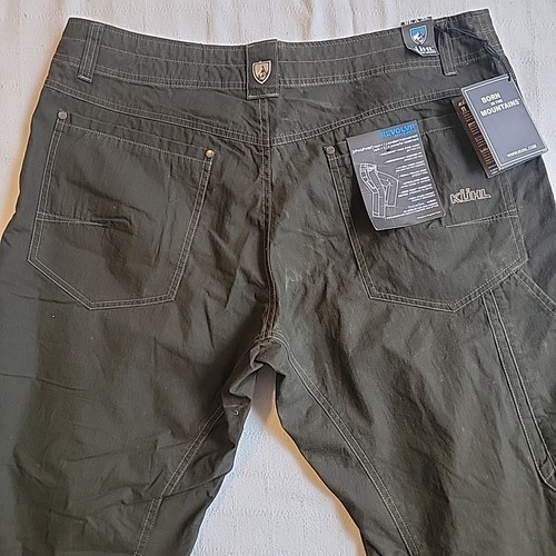 Pantalone uomo Kuhl Revolver 36x30 outdoor attivo escursionismo montagna 108846 nuovo con etichette marrone - Foto 8 di 24
