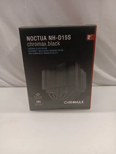 NH-D15S chromax.Black, Premium Dual-Tower CPU Cooler with NF-A15 PWM 140mm Fa...