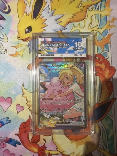 Lillies Clefairy 280 Ace 10 Perfect Subgrades Pokemon Card ascended heroes