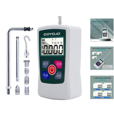 Versatile 500N Digital Force Gauge - Real-Time, Peak Modes for Quality Control
