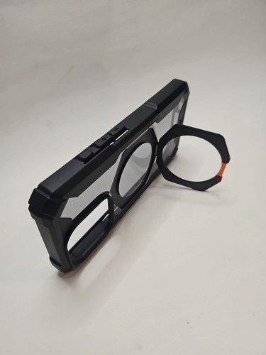 Urban Armor Gear UAG Plasma XTE Case - Apple iPhone 16 Pro 6.3" (Black/Orange) - Picture 10 of 23