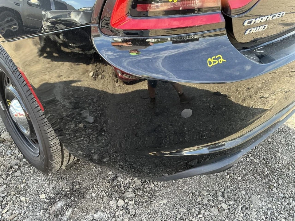 Rear Bumper Dual Round Exhaust Cutouts Fits 15-18 CHARGER 863311 - Image 2 of 4