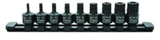 Astro Pneumatic 94409TS 9 Piece 3/8" Drive Nano Impact Triple Square Bit Sockets
