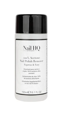 Nail HQ 100% Acetone Nail Polish Remover 150ml