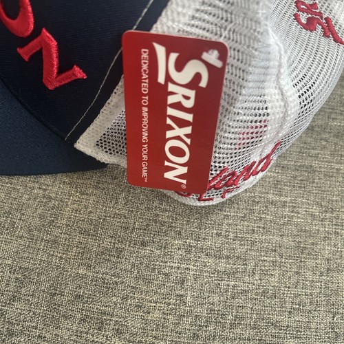 Srixon-Cleveland Golf Mens Adjustable Tour Mesh Trucker Hat Red White & Blue - Foto 4 di 6