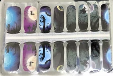 Color Nail Polish Strips 14ct. NL304 . (Halloween). READ DESCRIPTION BELOW