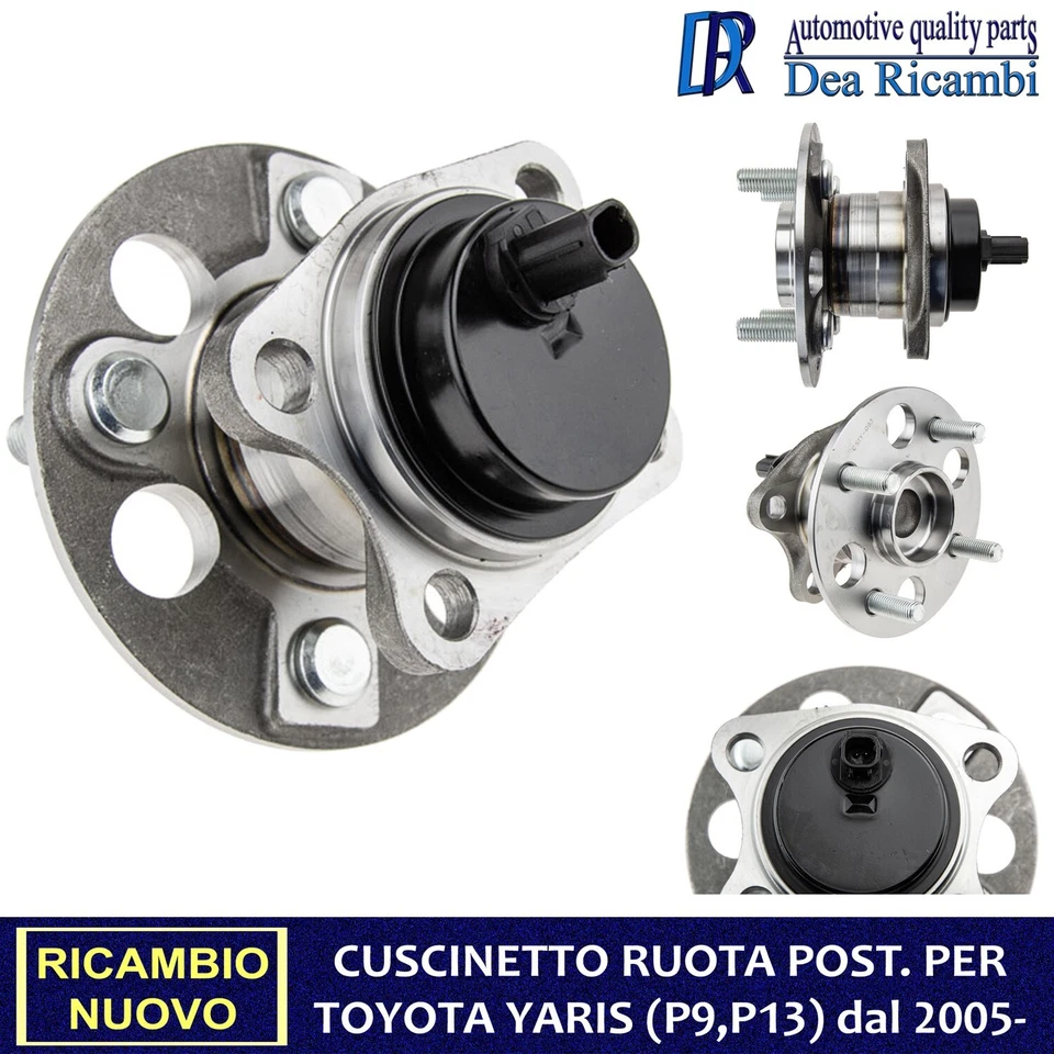 Cuscinetto Mozzo Ruota per TOYOTA YARIS con ABS dal 2005- Posteriore PMTY093 - Immagine 3 di 4