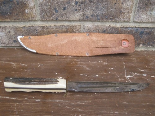 EDGE BRAND SOLINGEN 446 ORIGINAL BOWIE KNIFE, STAG HANDLE & SHEATH NOS BOXRH - Picture 12 of 12
