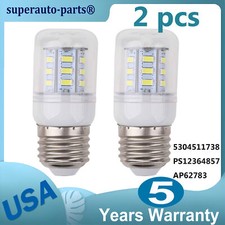 2X E27 3.5W LED Refrigerator Light Corn Bulb For Frigidaire Kenmore 5304511738