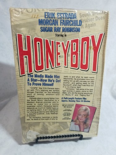 Honey Boy Honeyboy VHS Erik Estrada Boxing 1982 Morgan Fairchild Big Box - NEW - Picture 2 of 2