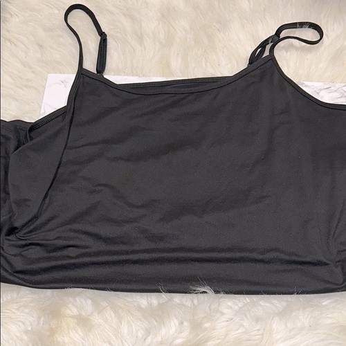 Terra & Sky Black V-Neck Cami size 3X adjustable straps