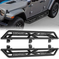 For 2018-2025 Jeep Wrangler JL JLU Unlimited 4DRs Running Boards Drop Side Steps