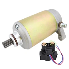 Starter & Relay for YAMAHA Big Bear 350 YFM350FW 4x4 1987-1996 1UV-81800-50-00