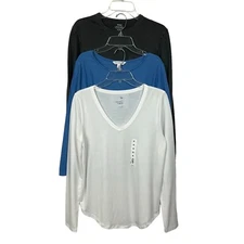 SO by Kohl’s/Counterparts/Old Navy Women’s Pullover Tops Sz Medium Lot/3 LS