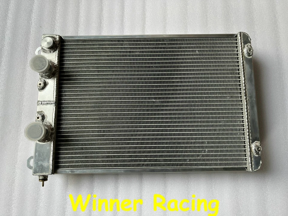 Radiador de aluminio + cubierta + ventilador para Lamborghini LM002 1986-1993 lado derecho Foto 3 de 4