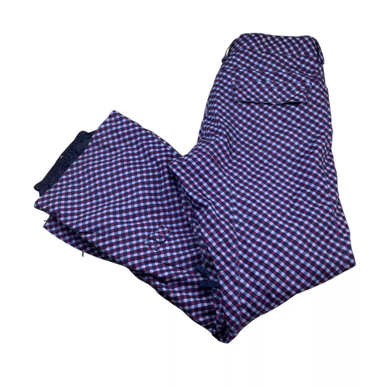 burton dryride insulated ski snow gingham pants