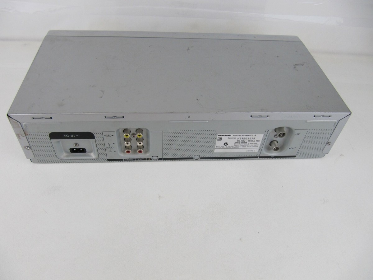 VCR VHS Player Video PANASONIC NV-HV60 6 Head Superdrive Hi