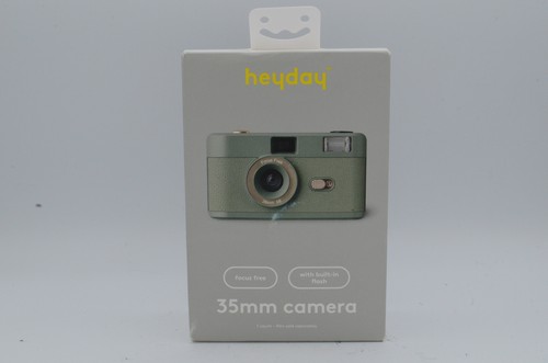 heyday 35mm Film Point & Shoot Green Camera Body with AA Battery - Open Box - Picture 1 of 8