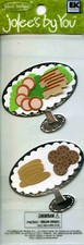 Jolee's By You (PARTY APPETIZER FOOD TRAY)Dimensional Scrapbooking Sticker BM114