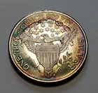 1 oz .999 Silver Round - Liberty Draped Bust Design - Rainbow Toning - SKU-F7246