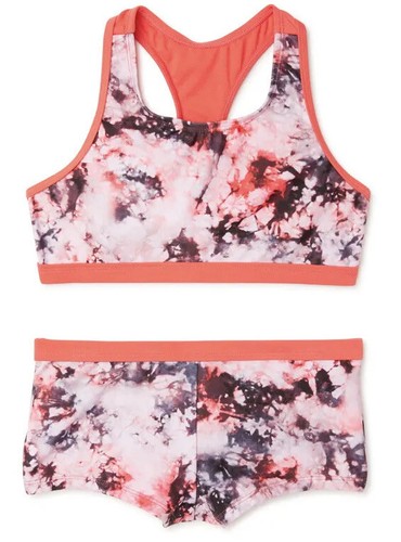 WONDER NATION Bikini Size Large 10-12 Yrs Tie Dye Look Girls New