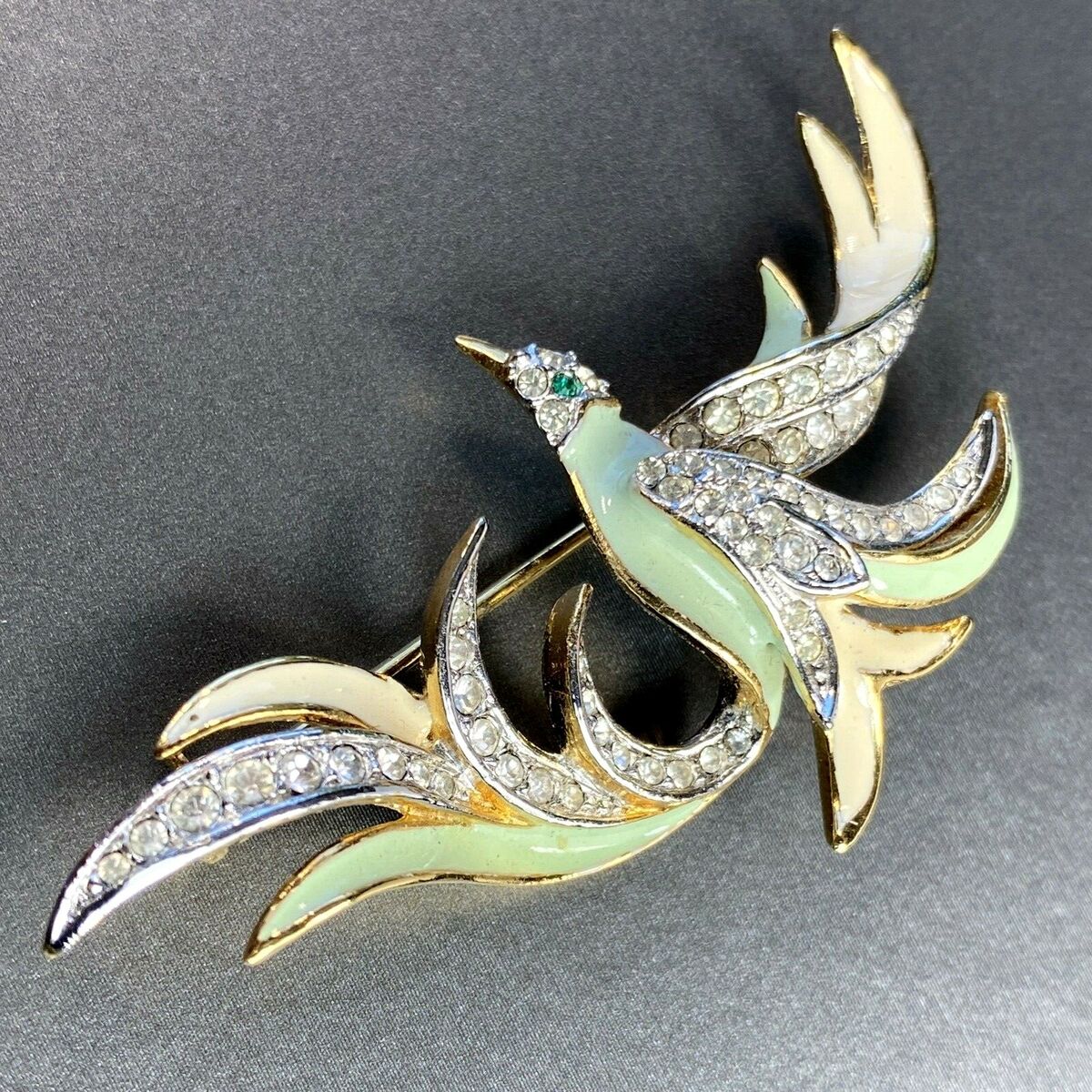 A&S Attwood Sawyer Bird Vintage Brooch Estate Jewelry Pre A&S Attwood Sawyer Bird Vintage Brooch Estate Jewelry Pre