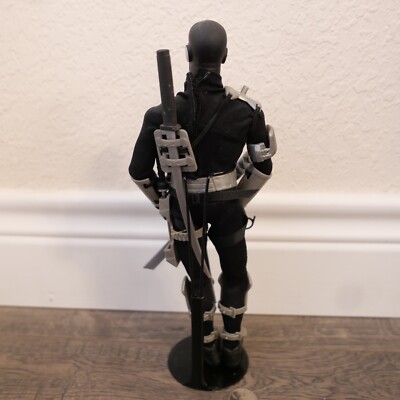 GI Joe Snake Eyes Action Figure Black Suit Ninja 1996 Hasbro