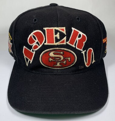 【激レア90s】STARTER San Francisco vtg San Francisco 49ers Superbowl Snapback Hat Annco Black Vintage