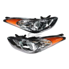 New pair Halogen Headlights Assembly for 2011-13 Hyundai Elantra US