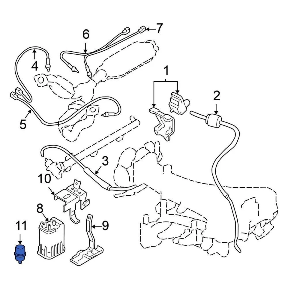 For Mitsubishi Lancer 2002-2006 Mitsubishi MR464068 Vapor Canister Filter - Image 4 of 4
