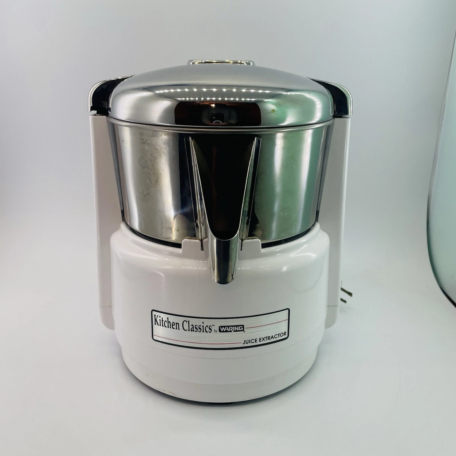 Waring Pro Professional Juice Extractor 11JE38 Vtg Juicer USA Works No Pusher