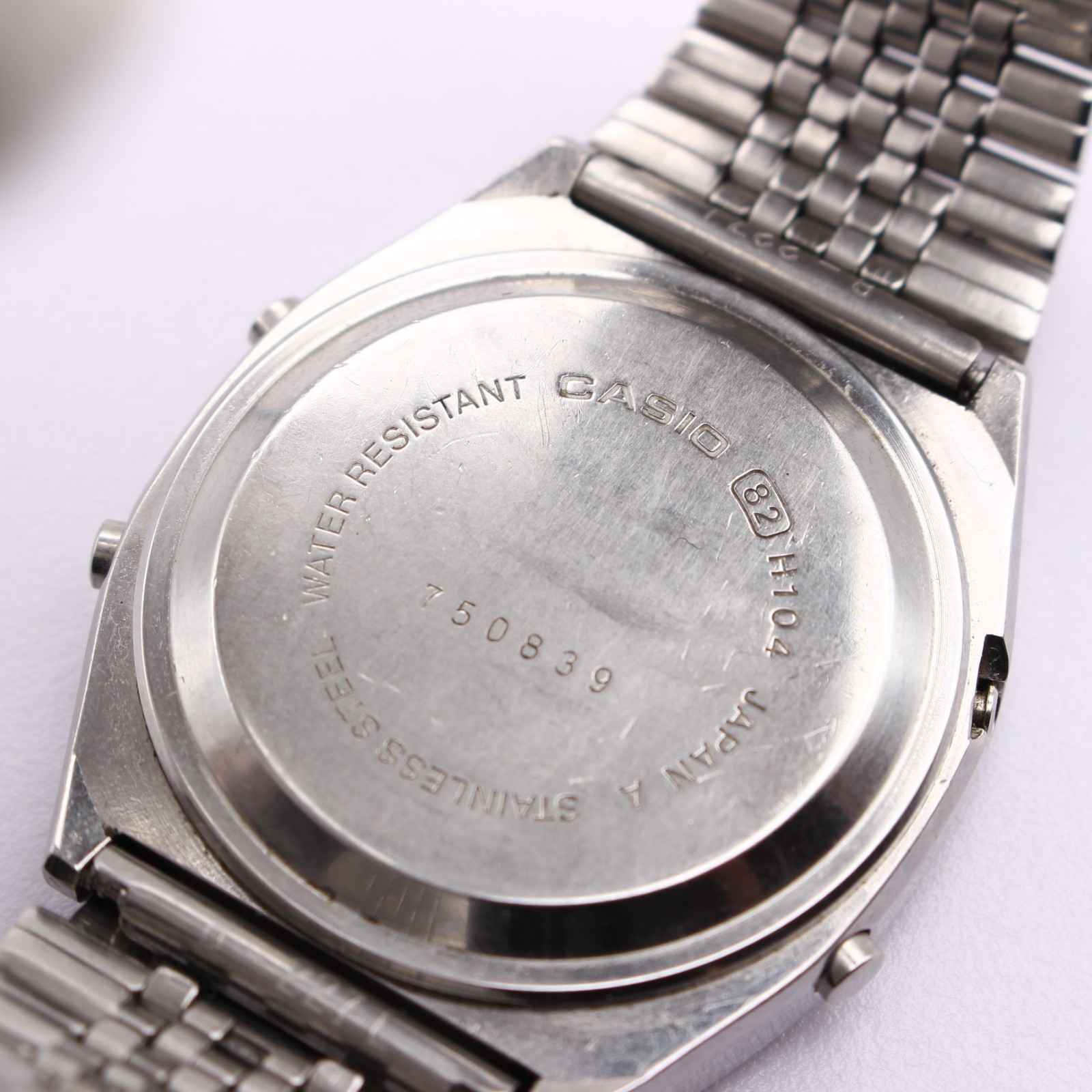 CASIO Melody Alarm H104 Digital Men 80s Vintage Japan… - Gem