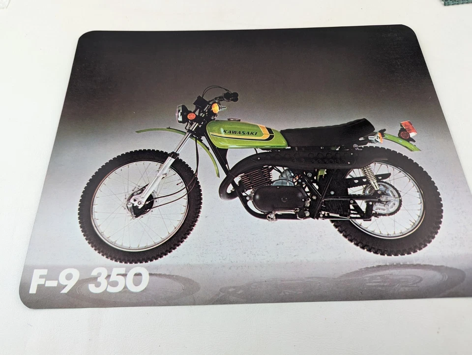 1970's Kawasaki F-9 350 Original Dealer Sales Brochure excellent - image 2 of 3