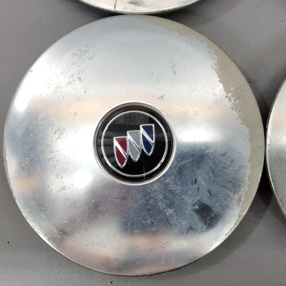 91-96 Buick Park Avenue tampas de centro de roda prata 25605038 conjunto de F4 - Imagem 4 de 4