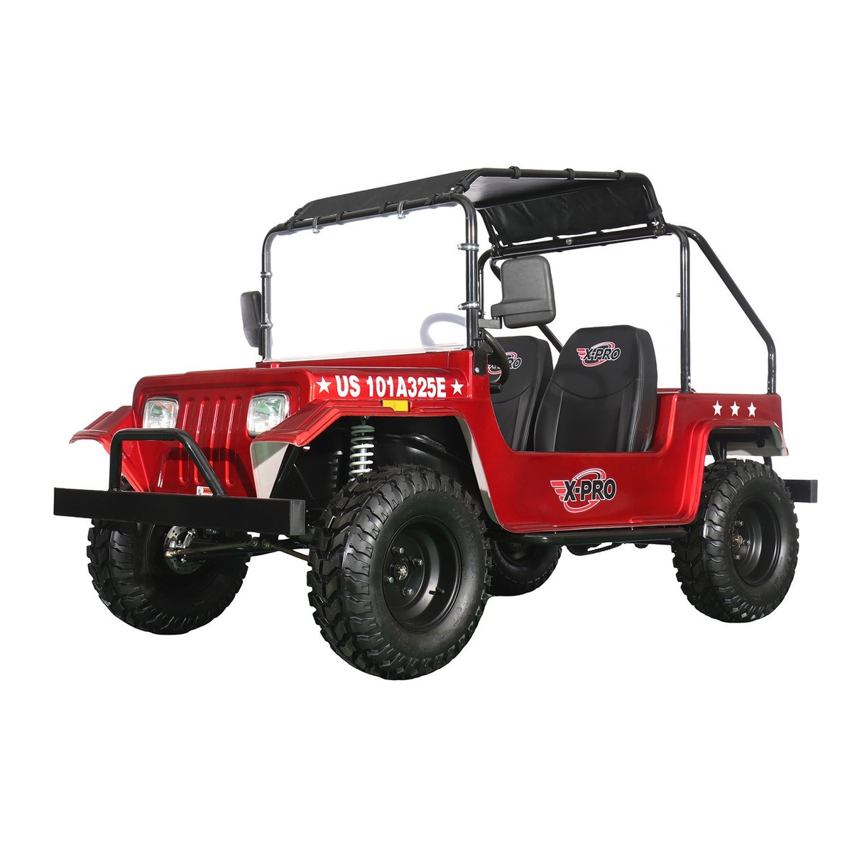 X-PRO Ridge 200 Jeep Go Kart with CVT Transmission Reverse