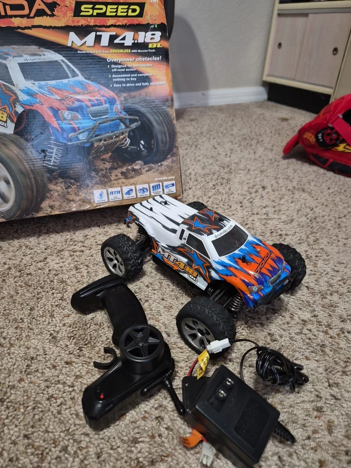 Coche de carreras 4x4 30 km/h coche de alta velocidad 2,4 GHz control remoto deriva coche camión regalos Foto 3 de 4