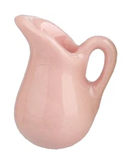 MINIATURE DOLLHOUSE 1:12 SCALE PINK PITCHER - B8746