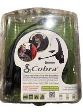 NEW Cobra Deluxe Heavy Duty Over The Head Bluetooth Headset T5 CBTH1-PLUS