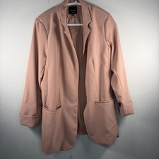 LOVE TREE size Large women s Pink blazer office corpcore shoulder pads Jacket