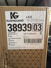 Box of 25 Kimberly-Clark KleenGuard A35  Protection Hooded Coveralls XL