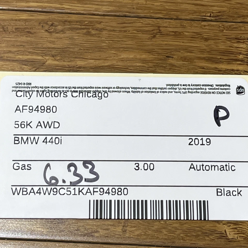 BMW 440i F32 2017-2020 tablero central delantero moldura calefacción aire ventilación 6827342 nota Foto 2 de 4