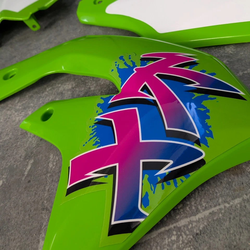 Plásticos + Gráficos Kawasaki KX250 2021-2024 KX450 2019-2023 Foto 4 de 4