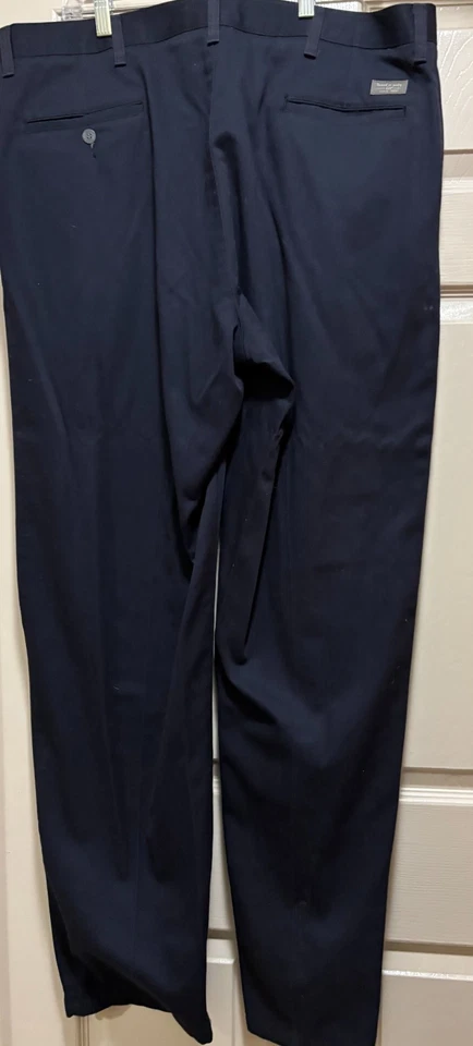 Men’s Navy Slacks by Lee Size 38X34 - Image 2 of 2
