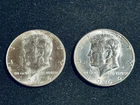1964-P  & 1964-D Kennedy 90% Silver Half Dollar Dollars