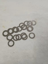 Round SS Shim Washers 0.002" thick 0.375-0.38" ID x 0.557-0.567" OD 25 pcs