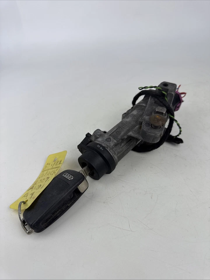 Audi A4 2006 2008 cerradura de encendido y llave 4B0905851Q OEM manual solo tranny Foto 4 de 4