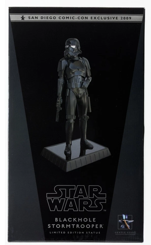ЗАПЕЧАТАННАЯ Нежная Гигантская Статуэтка Штурмовика из Звездных войн SDCC 2009 Эксклюзив Черная дыра - Изображение 2 из 4