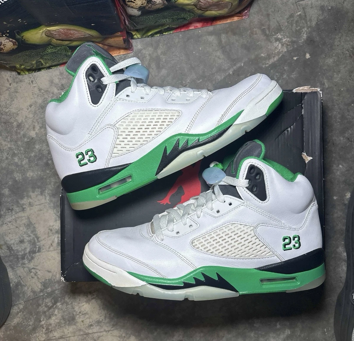 Jordan 5 Retro Lucky Green W for sale | eBay